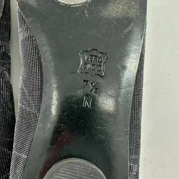 Vaneli womens flats size 7.5 N pewter ballet metallic balletcore - Picture 11 of 12